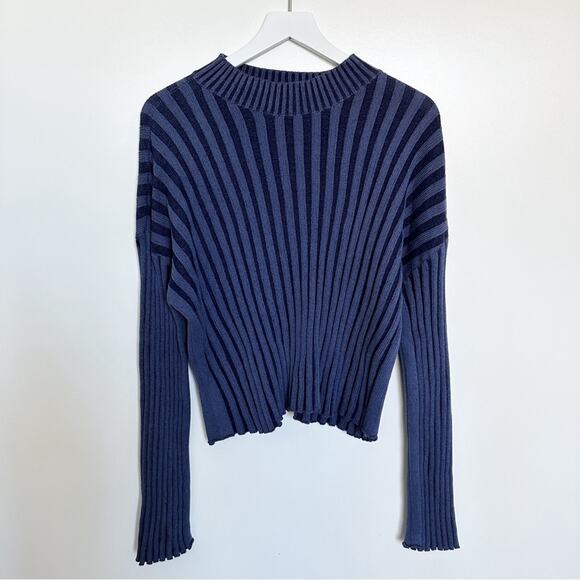 BP. Nordstrom Blue Mock Neck Sweater - Picture 1 of 9